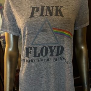 Pink Floyd Heather Gray Logo Tee